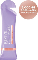 Revive Collagen passionfruit sachets ready to mix easily.