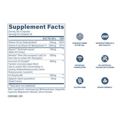 Serving suggestion showing three capsules in a daily intake.