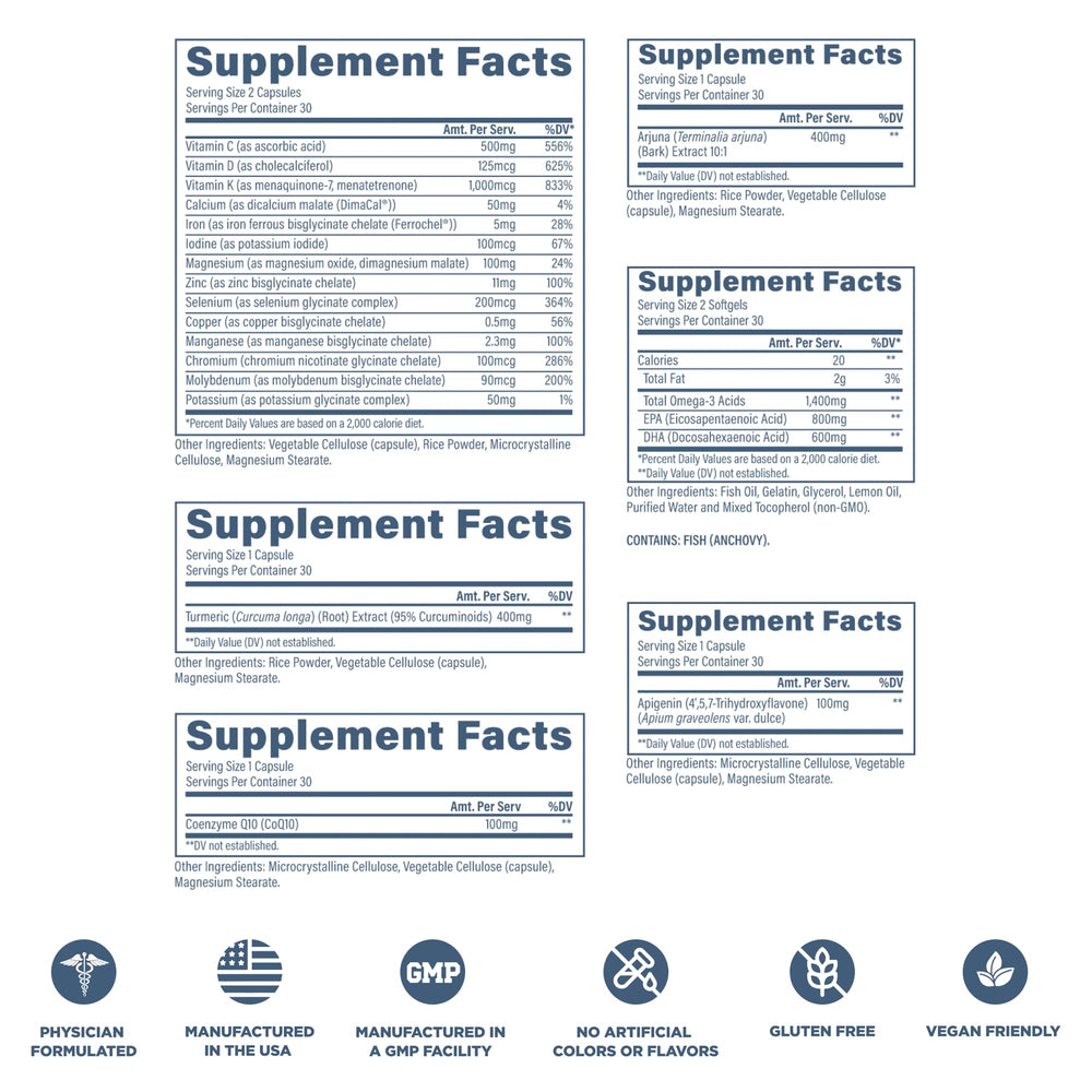 Revive MD Heart Health focus on cardiovascular wellness within VitaPack.