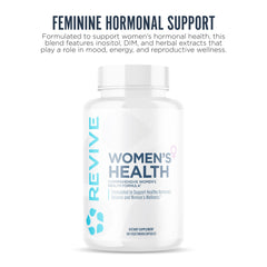 Revive MD Hormone Balance capsules arranged for convenient daily use.