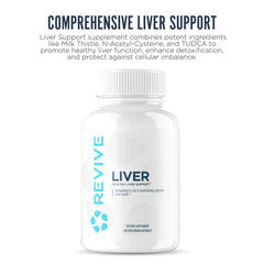 Revive MD Milk Thistle capsules highlight natural liver support
