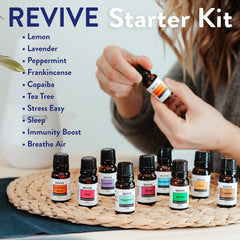 REVIVEEO Peppermint bottle for refreshing aroma and renewed focus.