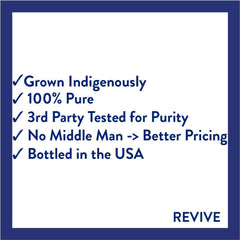 REVIVEEO Oils aid massage and spa-like self-care moments.