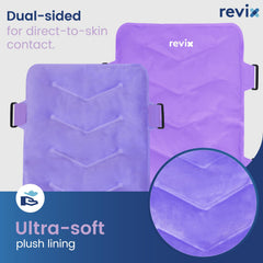REVIX adjustable straps keep the wrap in place during activity.