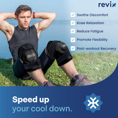 Large wrap supports hands-free use during movement and recovery.