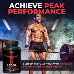 Revolution Science T-GAINS capsules, convenient daily supplement for endurance and recovery