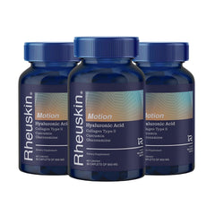 Rheuskin Motion 3 Pack bottle pour demonstrates easy daily use.