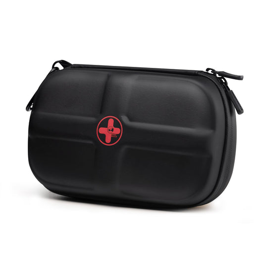 Rhino Rescue EVA first aid kit in a compact backpack for on-the-go care.