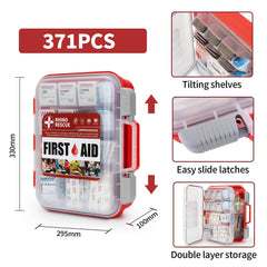 Rhino Rescue wall-mount tilting shelves enable fast access in urgent moments.