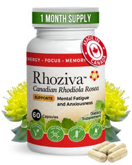 Rhoziva bottle and label close-up for product authenticity