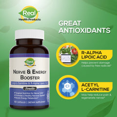 RHP ALA supplement label detail with ingredient highlights and benefits