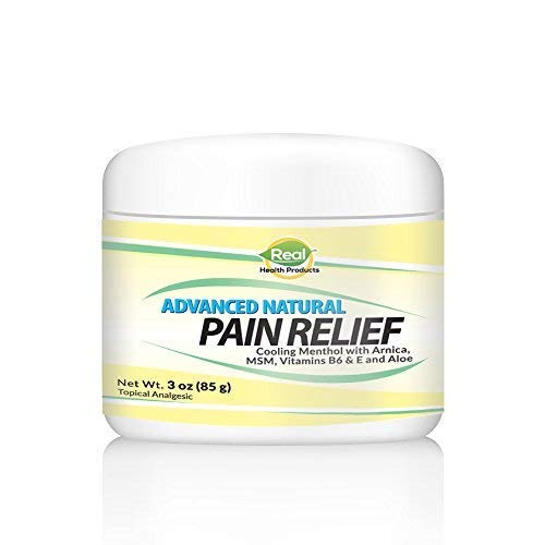 RHP Arnica Pain Relief Cream bottle shows fast-acting relief for sore muscles.