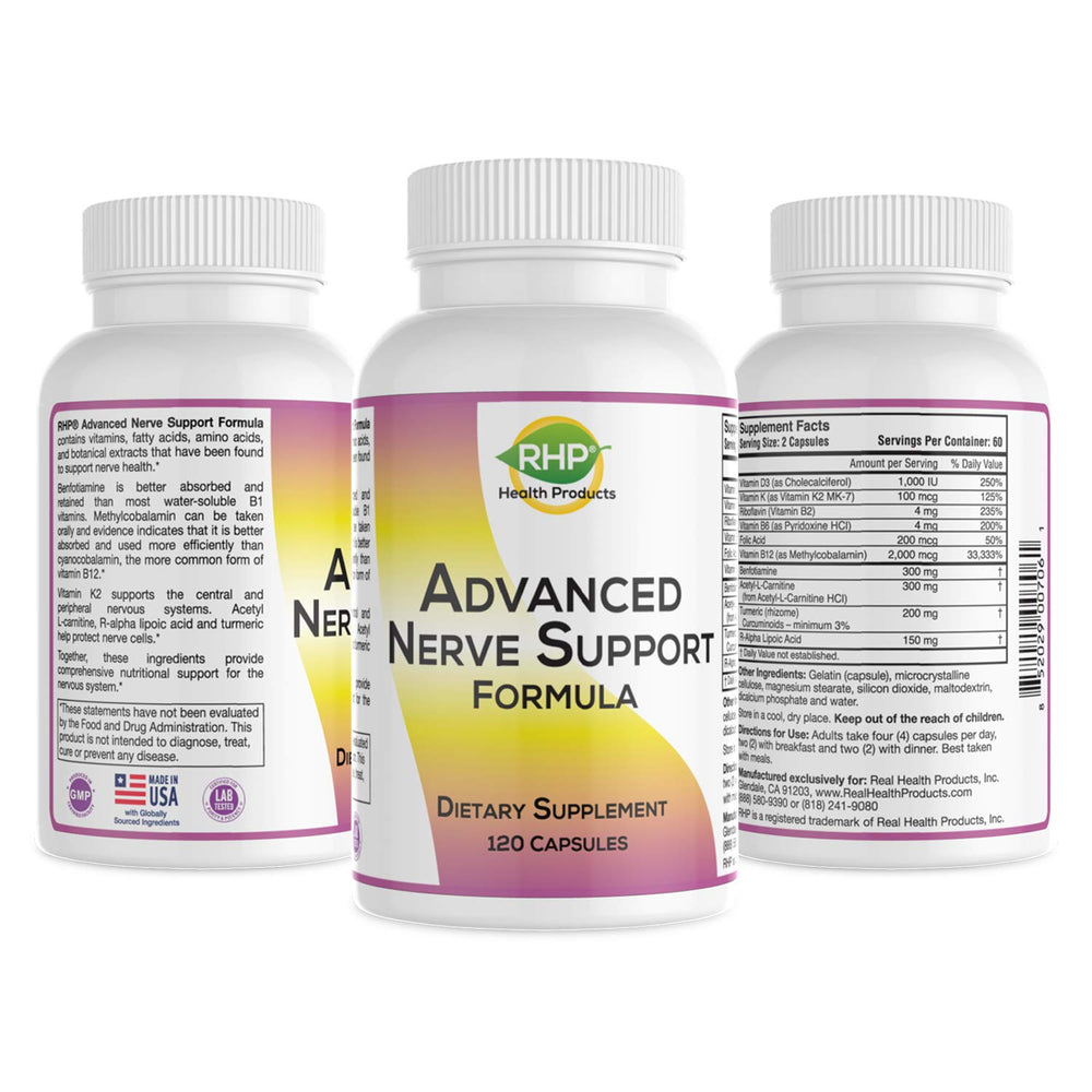 RHP Nerve support ingredients blend closeup