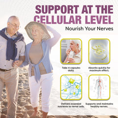 RHP Vitamin D nerve health bottle label indicating holistic wellness