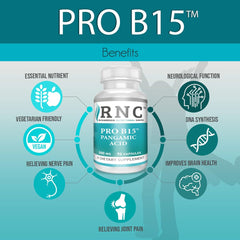 Label view highlighting quality and manufacturing standards of Richardson B15