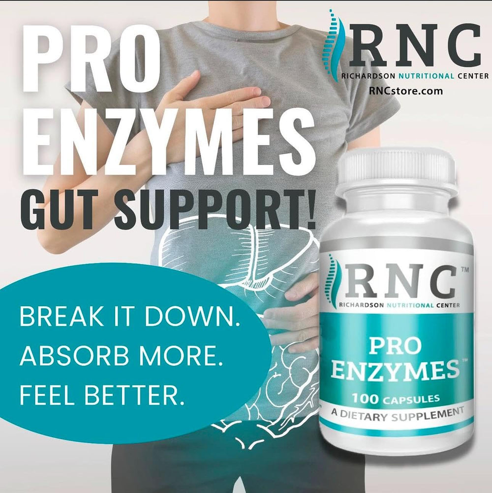 Richardson Pro Enzymes label detail reflects trusted brand and formulation.