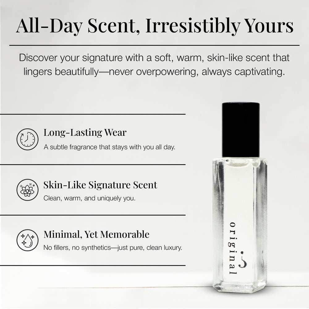 Riddle Original Roll-On applying to pulse points for long-lasting aroma