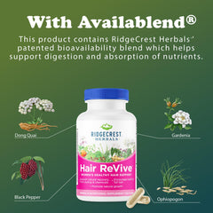 RidgeCrest Hair ReVive outer packaging box mockup