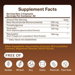 RiRywony Health NMN 60 day supply packaging shown with 120 capsules