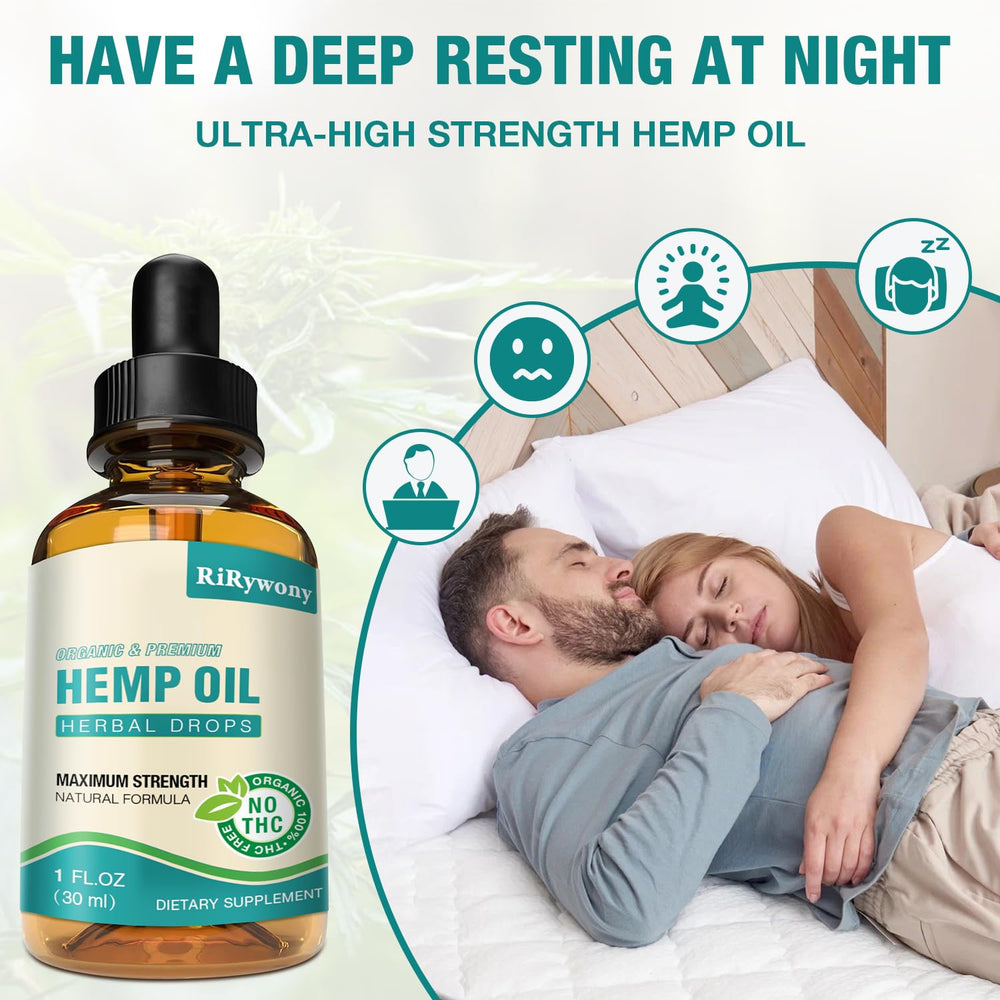 RiRywony Health oil drops label close-up highlights vitamin content