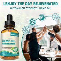 RiRywony Health oil drops pour shot indicates smooth texture