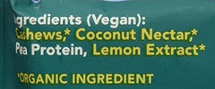 Rise Bar Lemon Cashew on a breakfast table as a quick morning snack.
