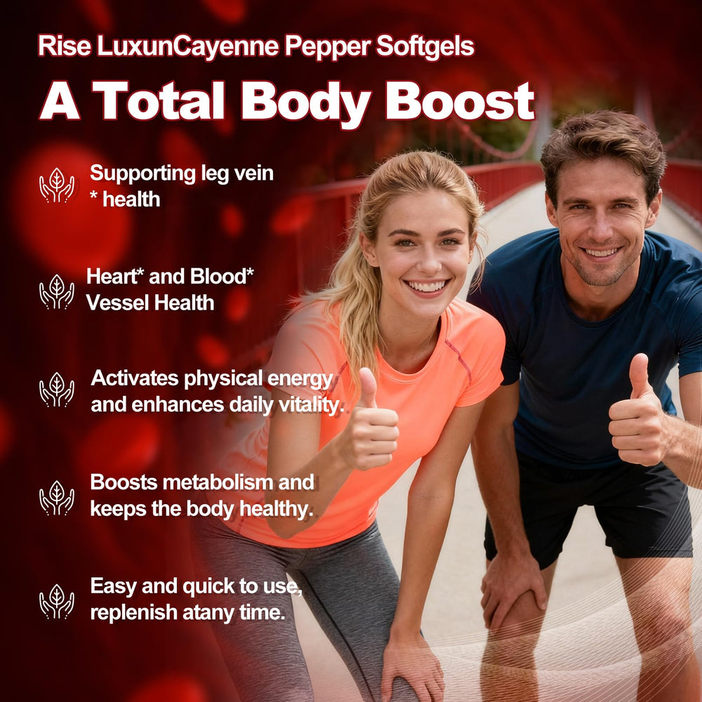 RiseLuxun liquid extract formula softgels emphasizing higher absorption