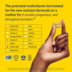 Ritual Essential Postnatal Multivitamin delayed-release capsules optimized for absorption