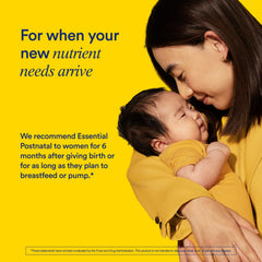 Ritual Essential Postnatal Multivitamin packaging with citrus tab for easy use