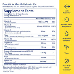 Ritual Omega-3 DHA from microalgae for heart-friendly nutrition