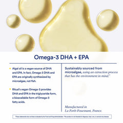 Ritual Omega-3 microalgae sourcing map indicating France-based supply chain