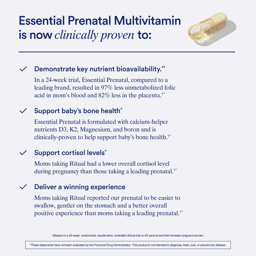 Ritual Prenatal packaging displayed for easy shelf recognition.