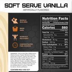 RIVAL NUTRITION Clean Gainer energizing lipids provide sustained fuel.