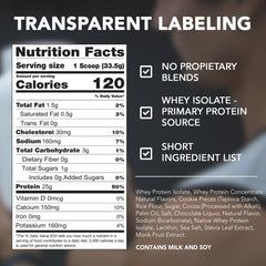 RIVAL NUTRITION Clean Rival Whey mixing-water demonstrates smooth blend in a glass