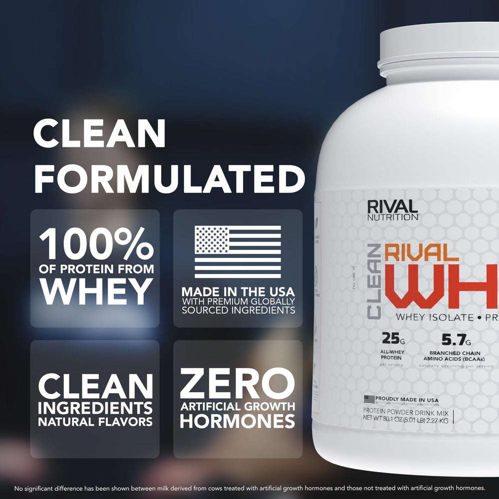 Rival Whey Honey Nut Vanilla shake poured into glass