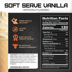 Rival Whey Soft Serve Vanilla shaker ready for quick post-workout mix
