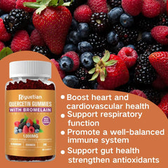 Riyuetian Bromelain nutrition label shows clean ingredients.