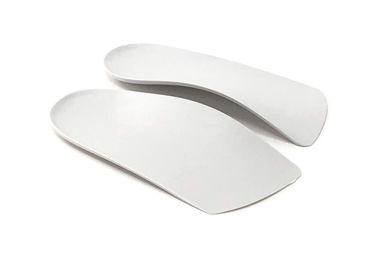 RMG rigid orthotics with arch support for women, designed for daily walking comfort.