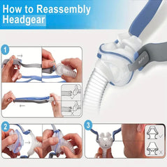 RMH p10 small nasal pillow delivers compact seal for sensitive skin