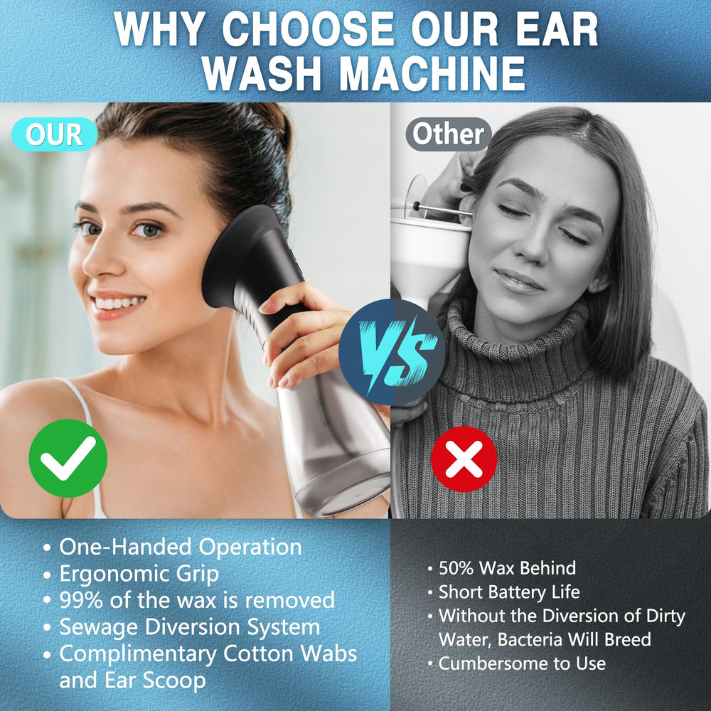 Rnful ear care kit includes diverse nozzles and accessories