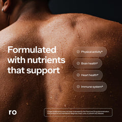 Ro Daily Multivitamin for Men lifestyle image suggesting brain, heart, immune support