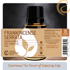 Rocky Mountain Oils Frankincense Serrata as candle base for soothing fragrance.