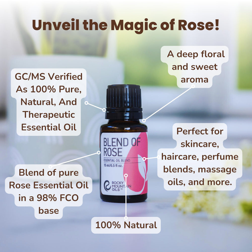 Rocky Mountain Oils Rose aroma diffuser, calming floral notes fill your space.