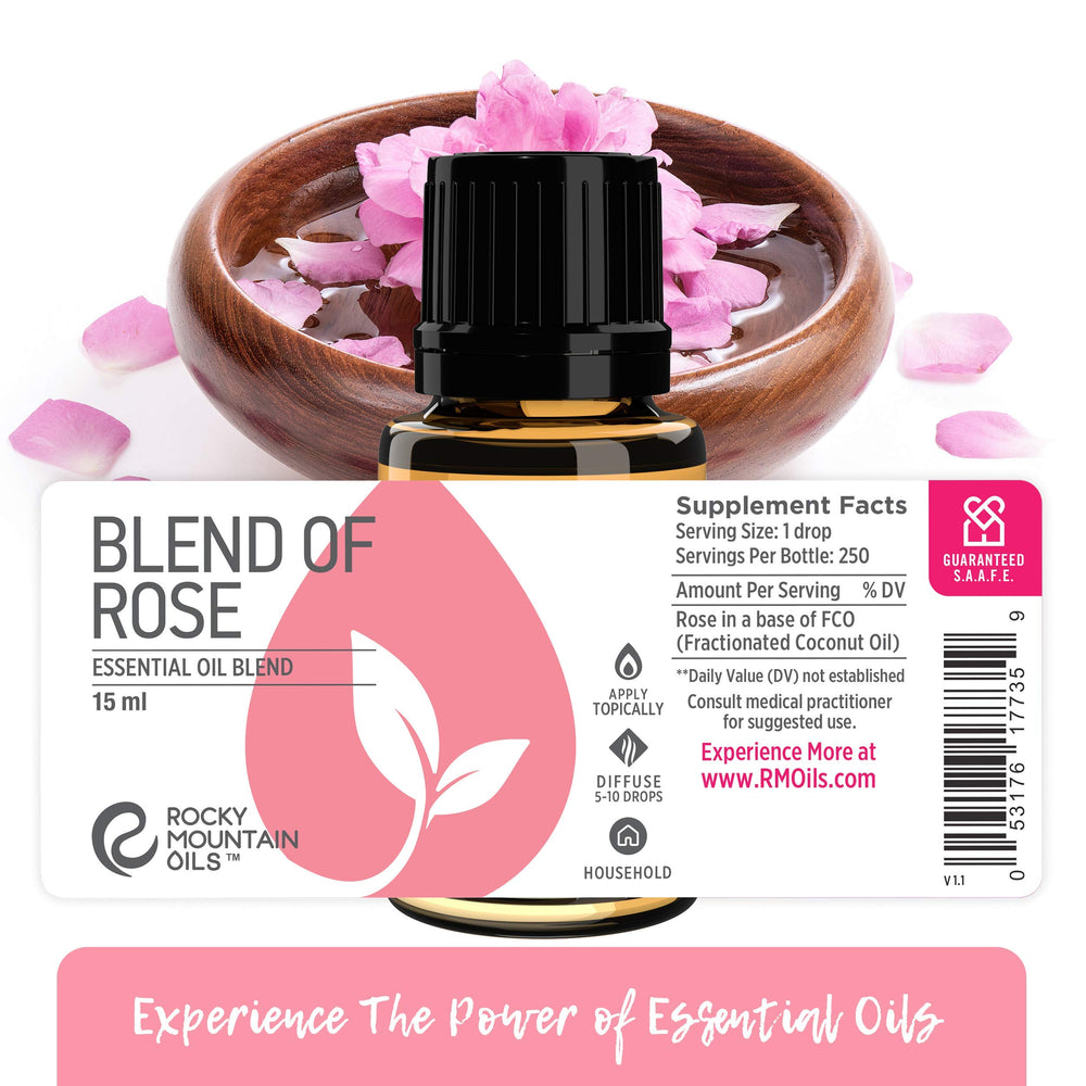 Rocky Mountain Oils Rose skin-care oil, nourishes skin for radiant tone.