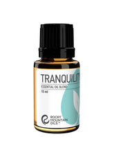 Rocky Mountain Oils Tranquility diffuser creating a calm evening ambiance for relaxation