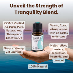 Rocky Mountain Oils Tranquility pillow spray for a peaceful night’s rest