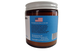 Rocky Ridge Hemp salve ingredients bowl with hemp extract and organic oils.