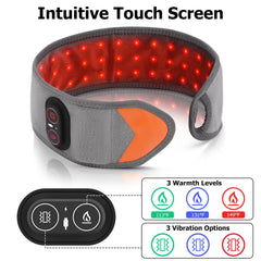 ROHVEMJ wrap-style wrist massager worn comfortably during rest.