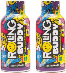Rolling Buddy after-shot for post-event recovery and mood reset