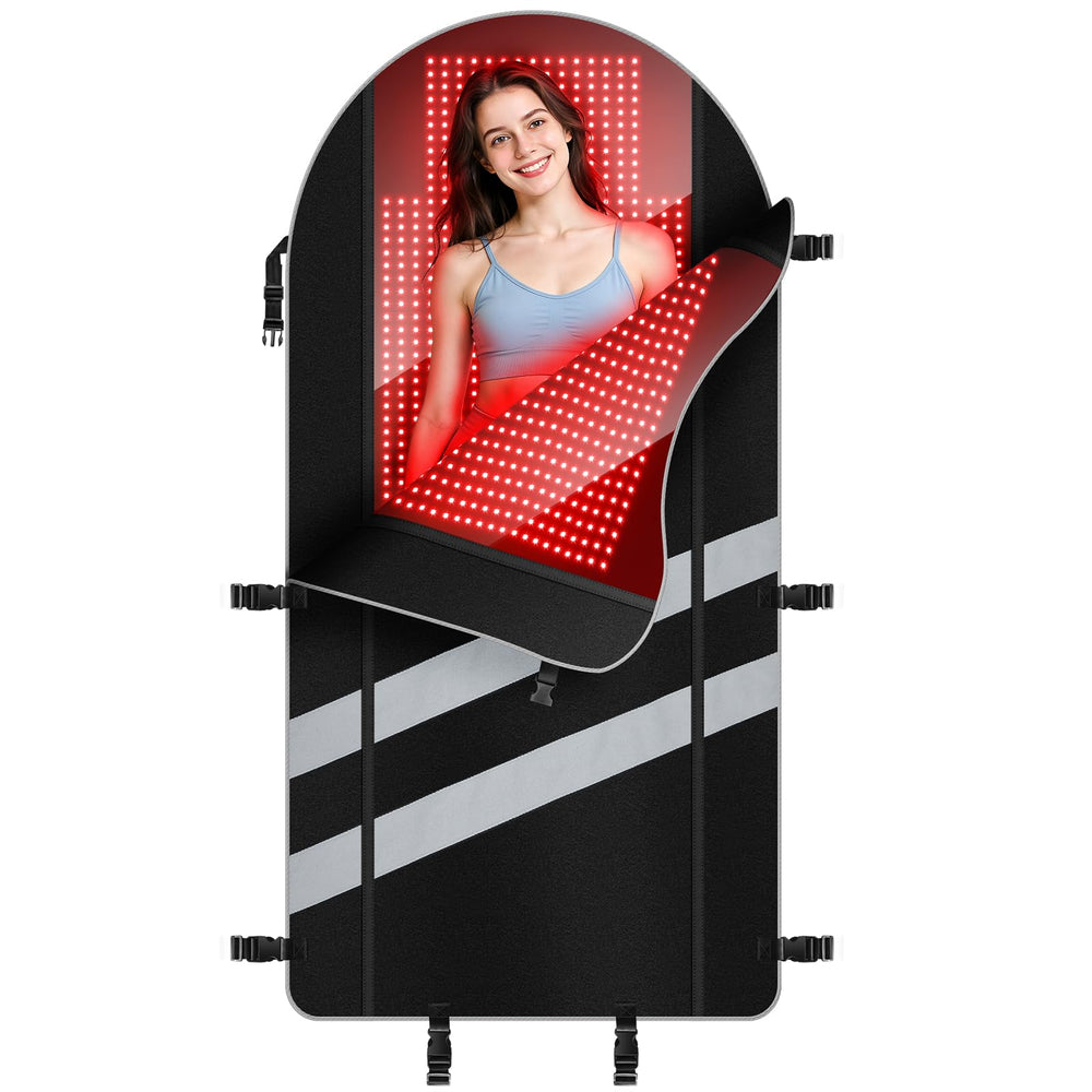 ROMISA 2748 LEDs coverage map for full-body treatment capability.
